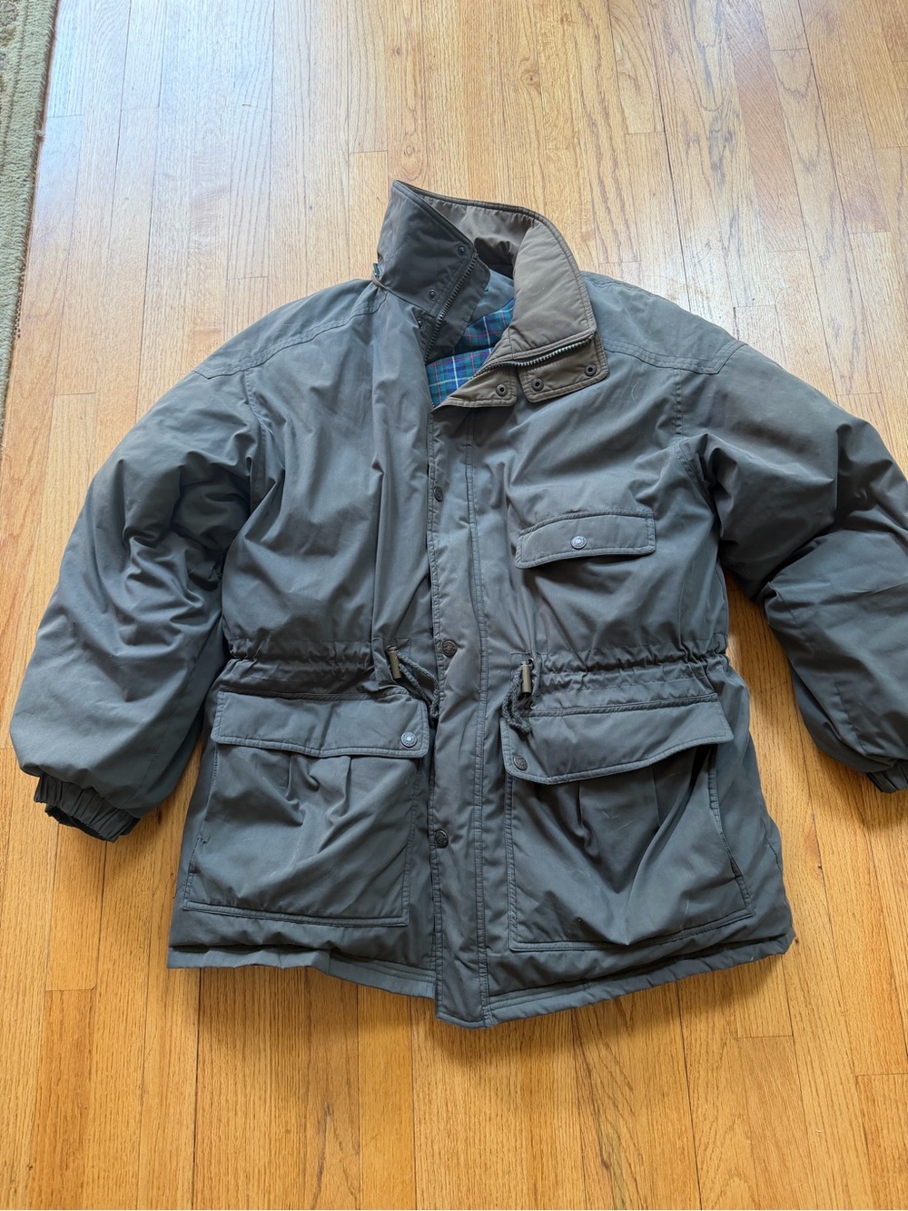 Men's Field and Stream Olive Green Winter Parka Jacket